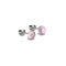 Pervenche | Argent sterling .925 | Mini Boucles D'oreilles Tiges En Verre Luciole